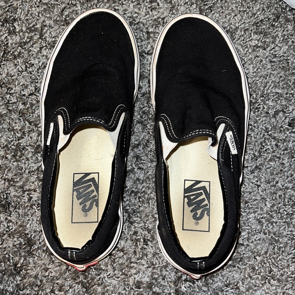Black vans. Women’s size 7.0